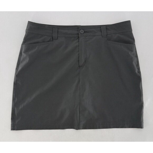 Eddie Bauer Women’s Gray Skort Skirt Under Shorts Outdoor Active Size 10 - Picture 2 of 9